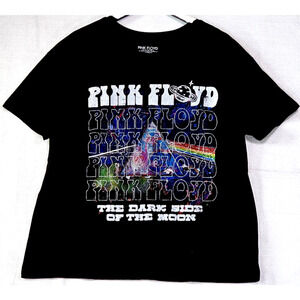 Pink Floyd Dark Side of the Moon Shirt 1973 Song List Hybrid Apparel Size XL